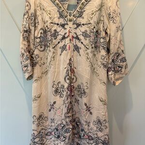 Bohemian Floral Tunic Dress